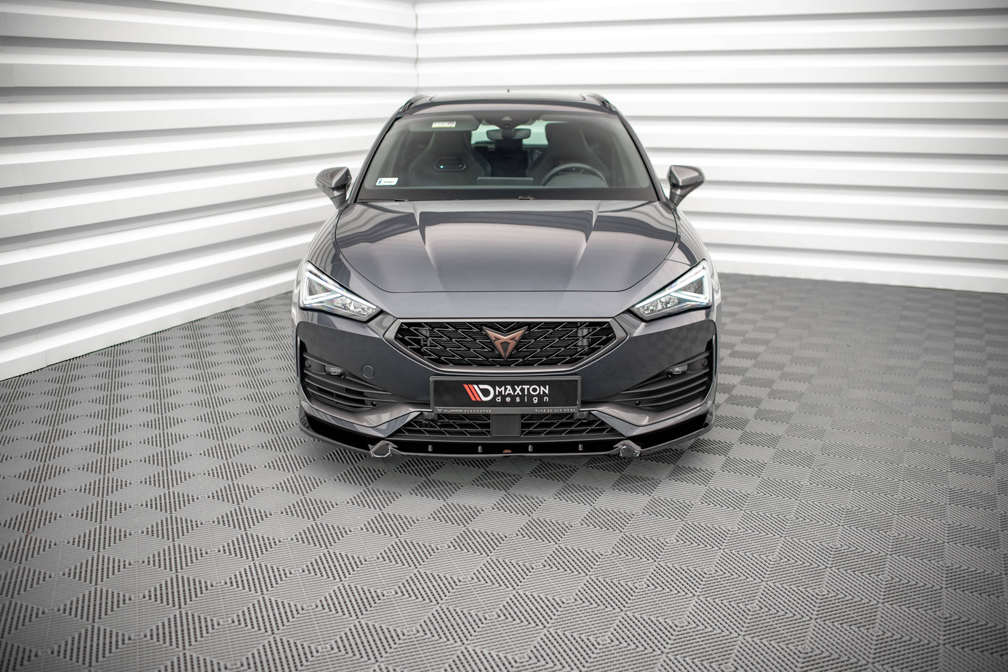 Frontlippe V.1 passend für CUPRA Leon Mk1 schwarz Hochglanz