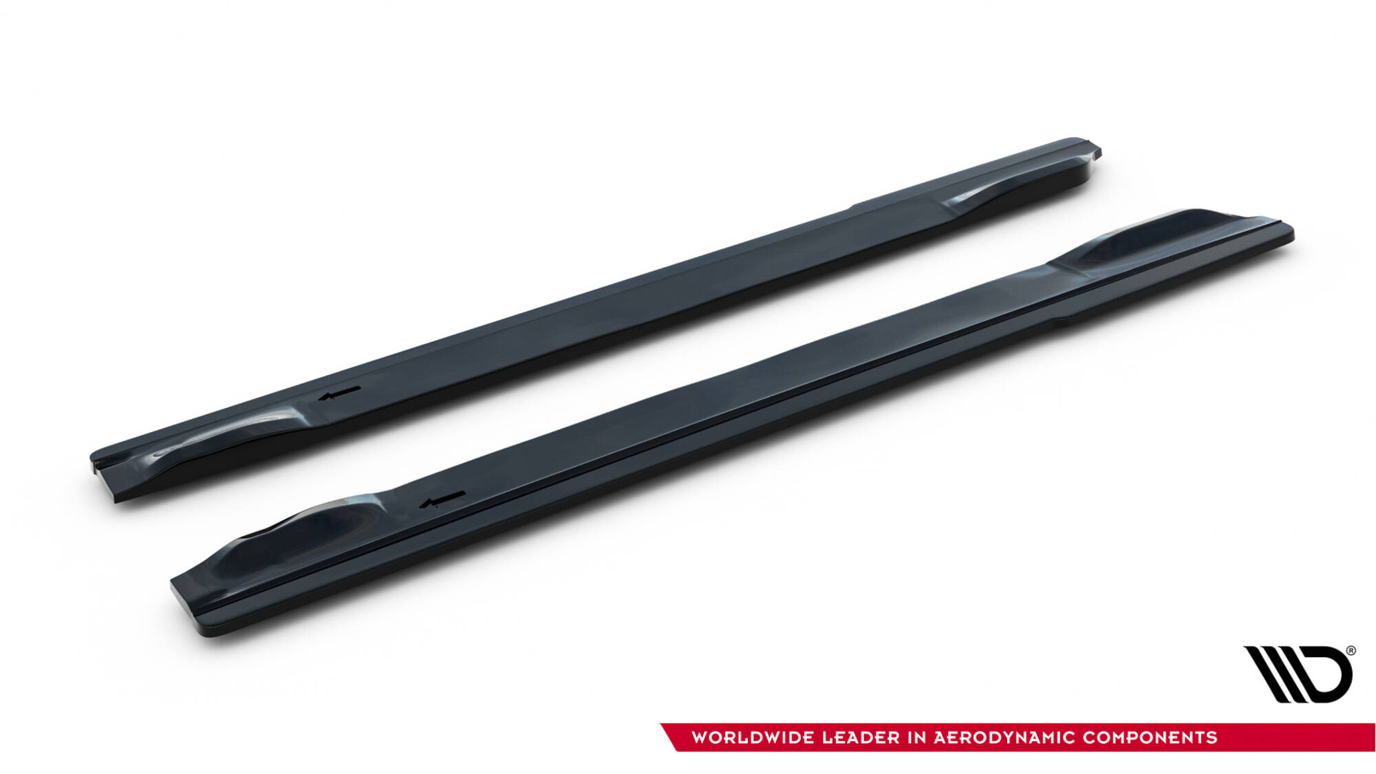 Street+ Seitenschweller Leisten V.1 passend für Subaru Impreza WRX STI Mk3 FL schwarz Hochglanz