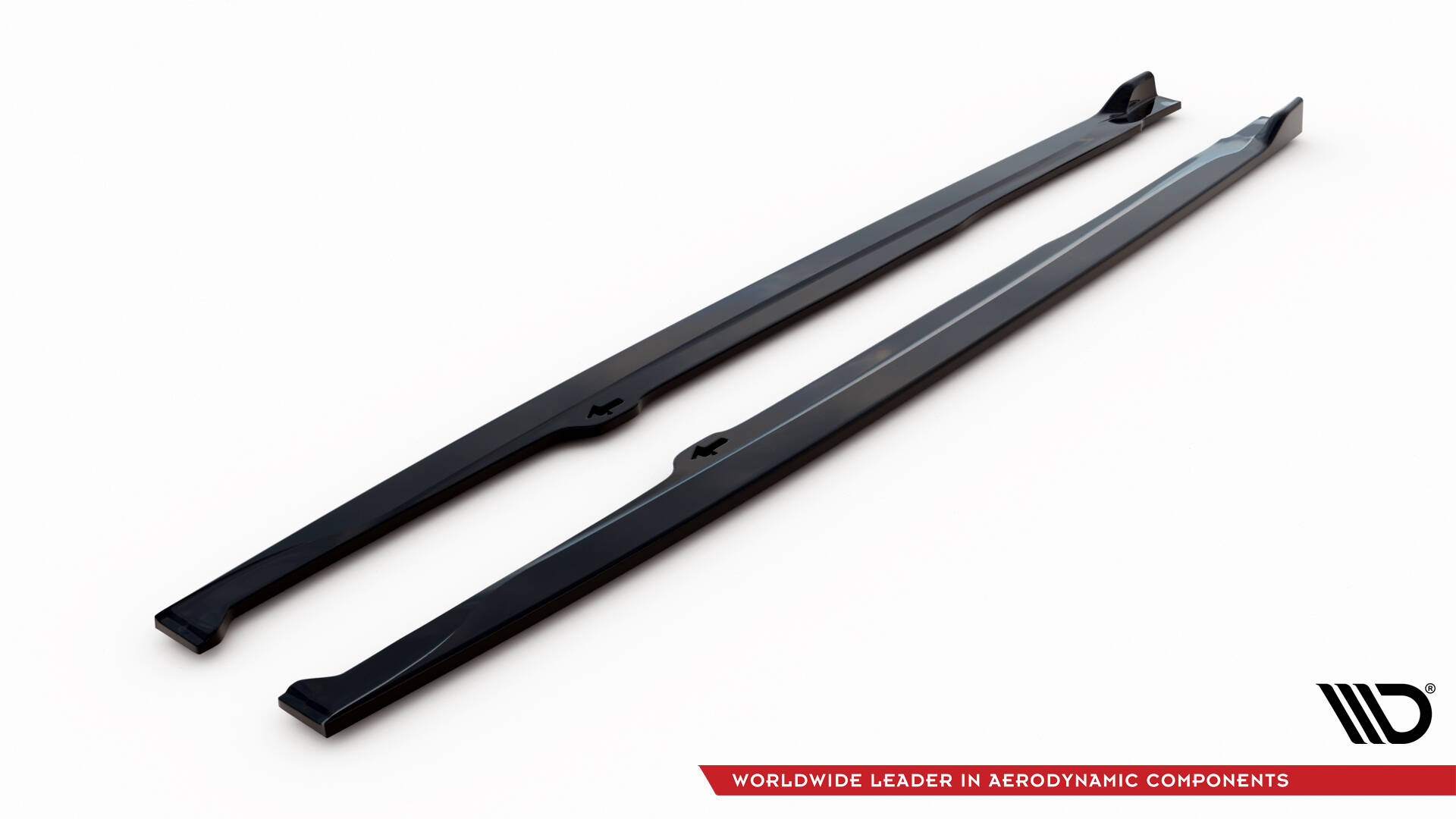 Seitenschweller Ansatz für Toyota Corolla XII Hatchback schwarz Hochglanz