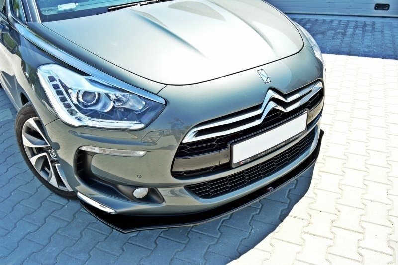 Street+ Spoilerlippe Front Ansatz V.2 passend für CITROEN DS5 FL schwarz matt