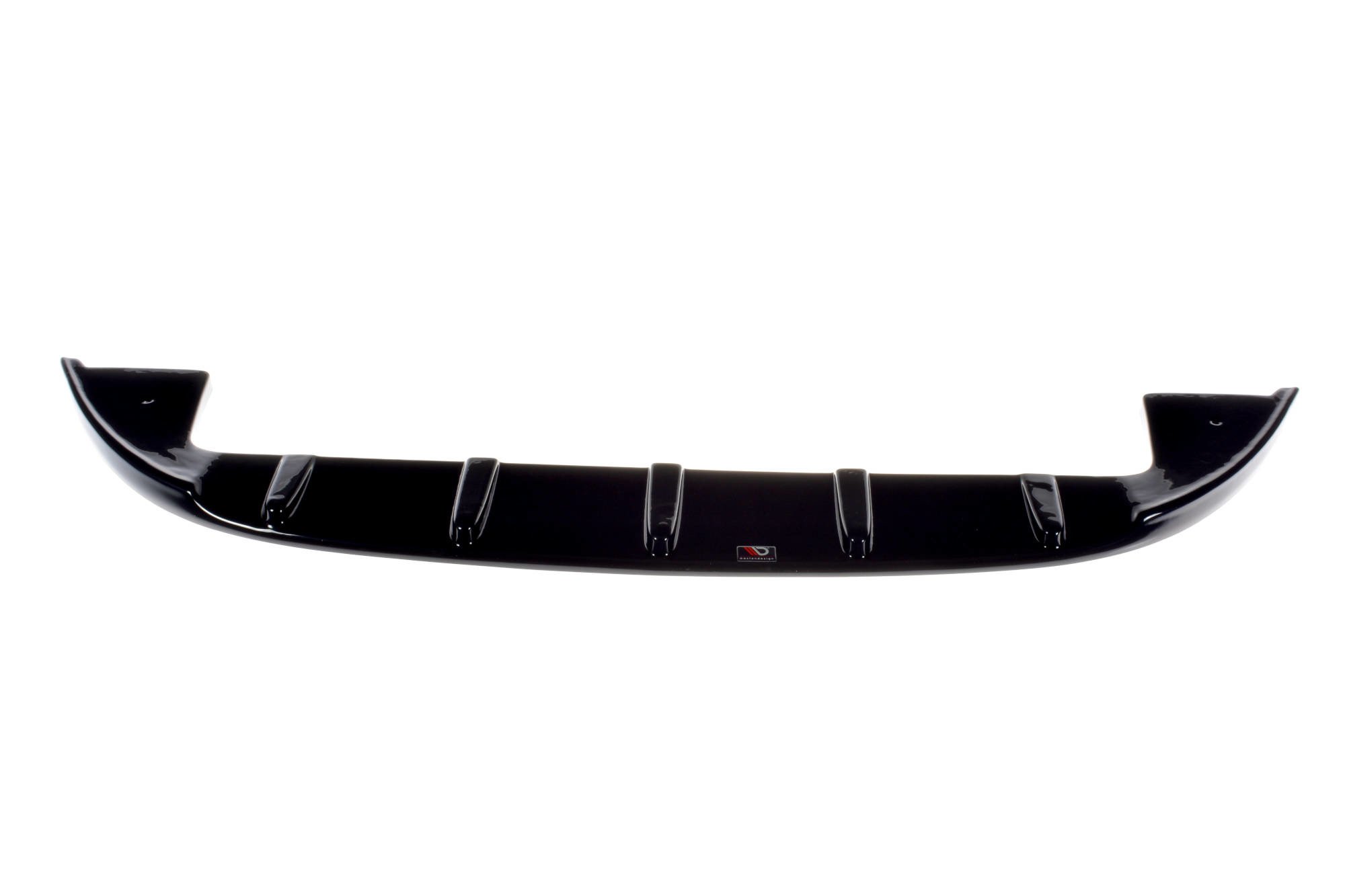 Street+ Spoilerlippe Front Ansatz V.1 passend für Fiat 500 Hatchback vor FL schwarz Hochglanz