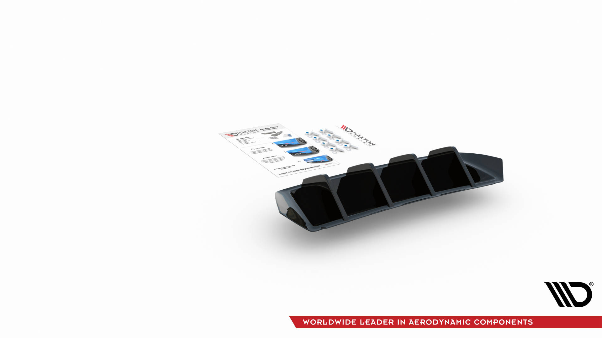 Street+ Heck Ansatz Diffusor passend für Seat Ibiza FR/ Standard Mk5 schwarz Hochglanz