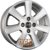 BORBET CA Crystal Silver Einteilig 14 Zoll