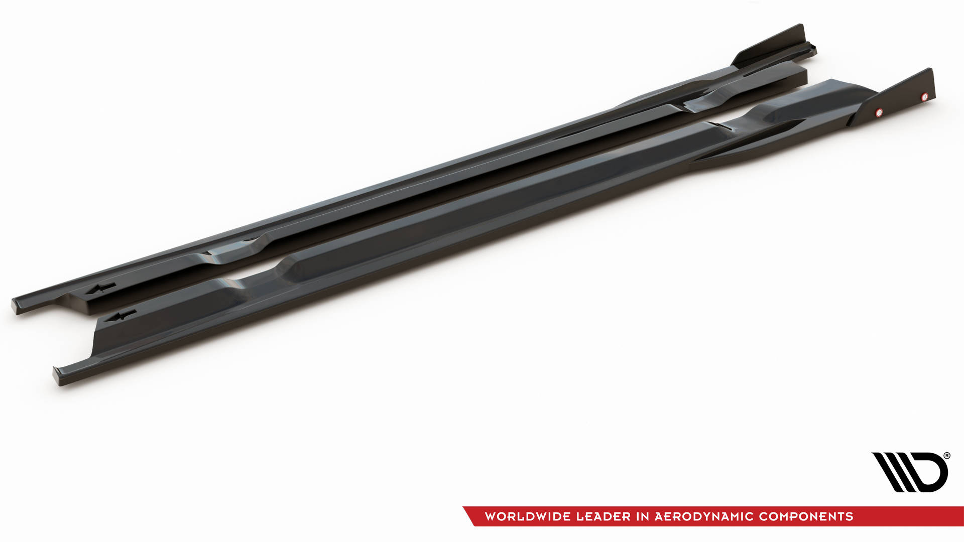 Street+ Seitenschweller Leisten + Flaps passend für Nissan GTR R35 FL