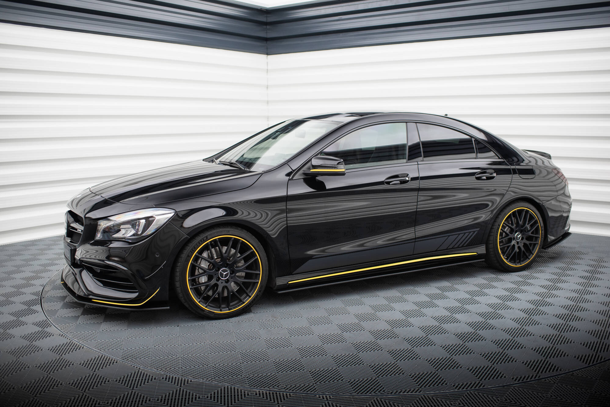 Street Pro Seitenschweller Leisten passend für Mercedes-AMG CLA 45 C117 FL