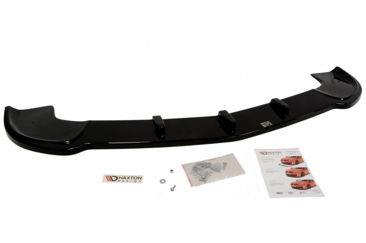 Street+ Spoilerlippe Front Ansatz passend für Mercedes SLK R171 passend für ME-SLK-R171-AMG204-F1 schwarz matt