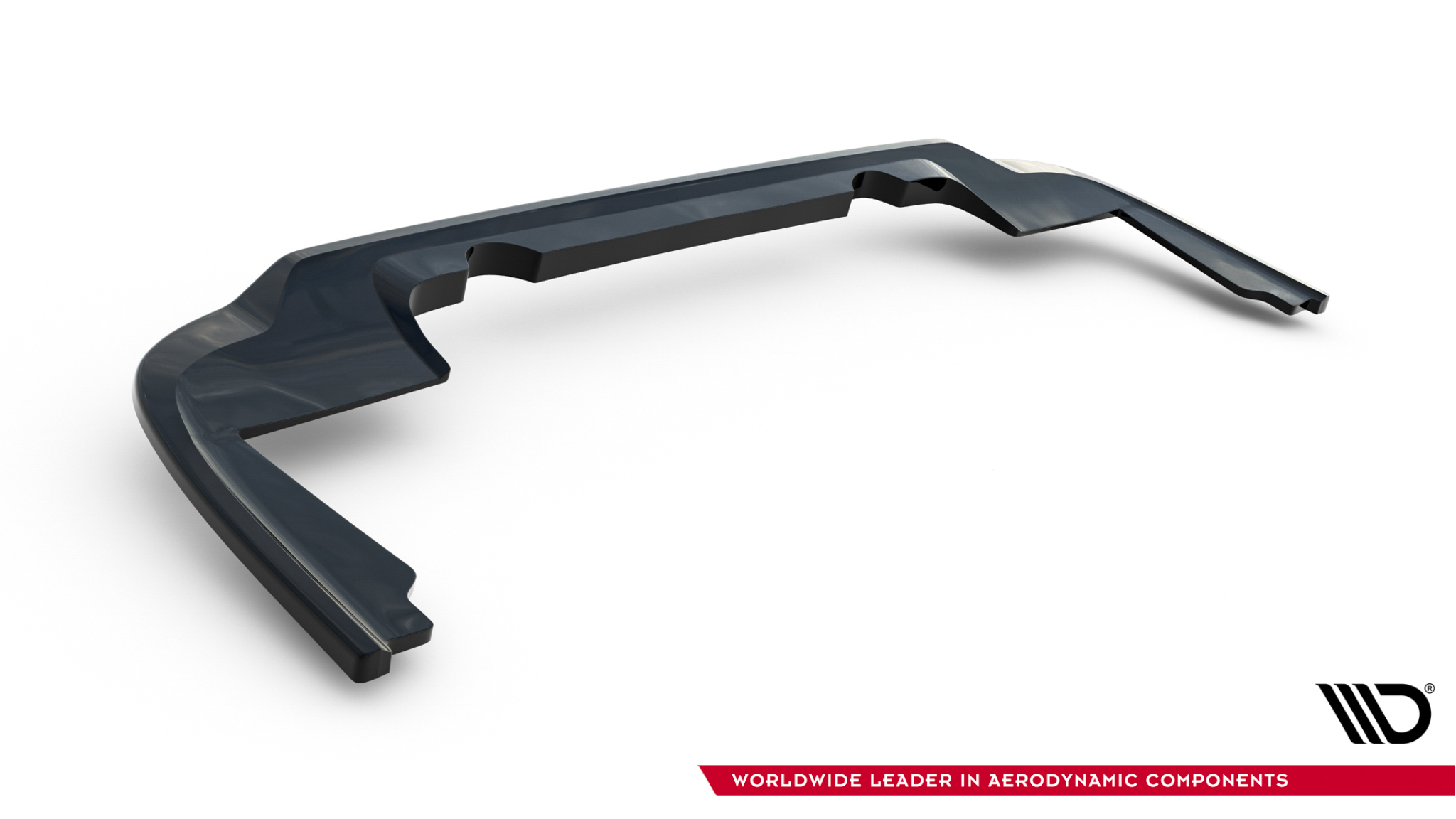 Street+ Mittlerer Diffusor RACE Heck Ansatz passend für Peugeot Partner Long Mk3 schwarz Hochglanz