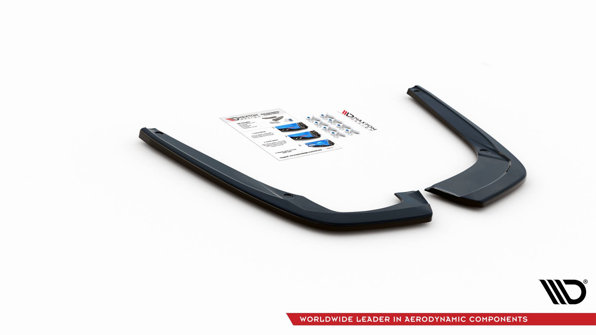 Street+ Heck Ansatz Flaps passend für Seat Leon FR ST Mk4 schwarz Hochglanz