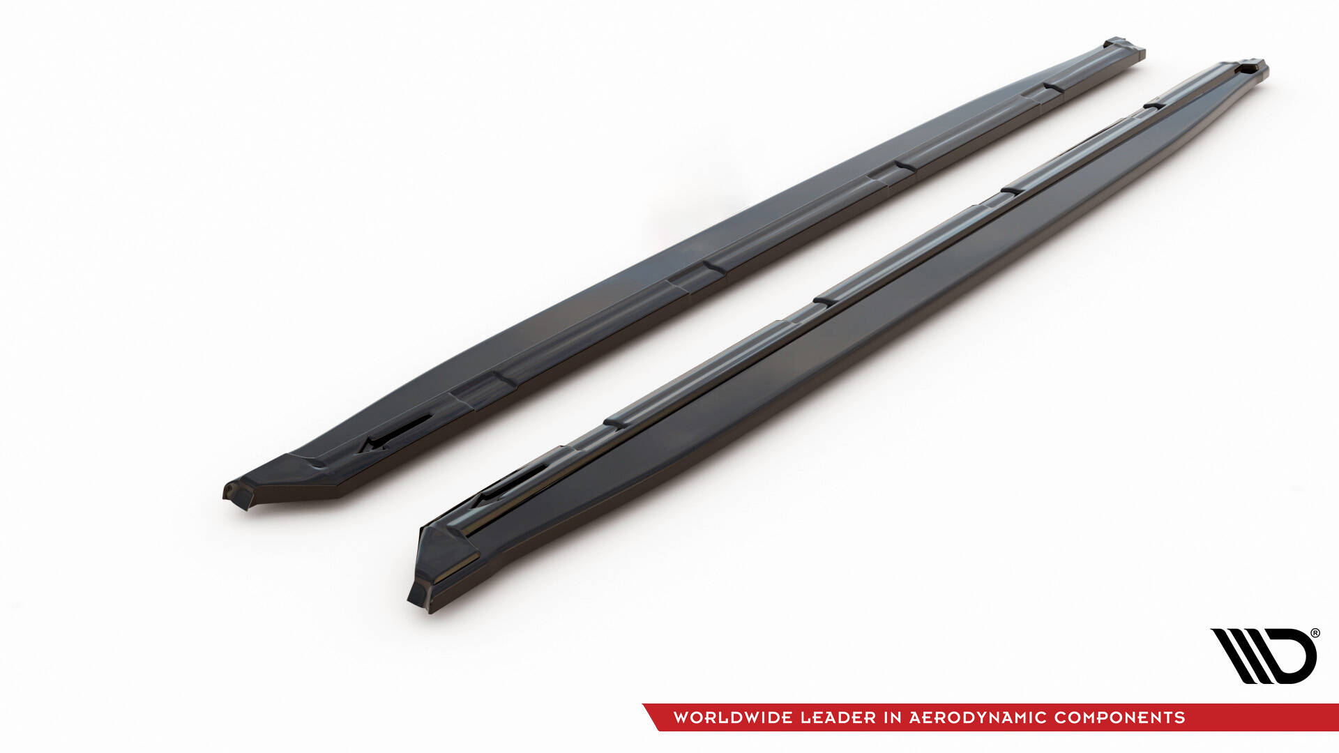 Seitenschweller Ansatz für Skoda Kodiaq Sportline/RS Mk1 / Mk1 Facelift schwarz Hochglanz