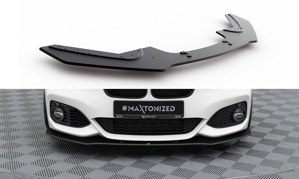 Street Pro Spoilerlippe Front Ansatz V.3 passend für BMW 1er F20 M-Paket FL / M140i