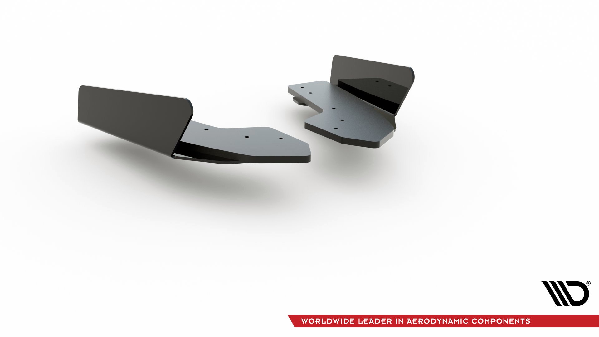 Street Pro Heck Ansatz Flaps Diffusor + Flaps für Audi RS3 8V Sportback schwarz Hochglanz