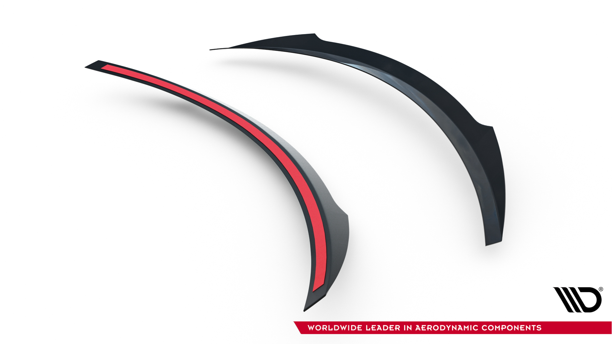 Spoiler CAP für Mercedes- Benz C Coupe AMG-Line C205 schwarz Hochglanz