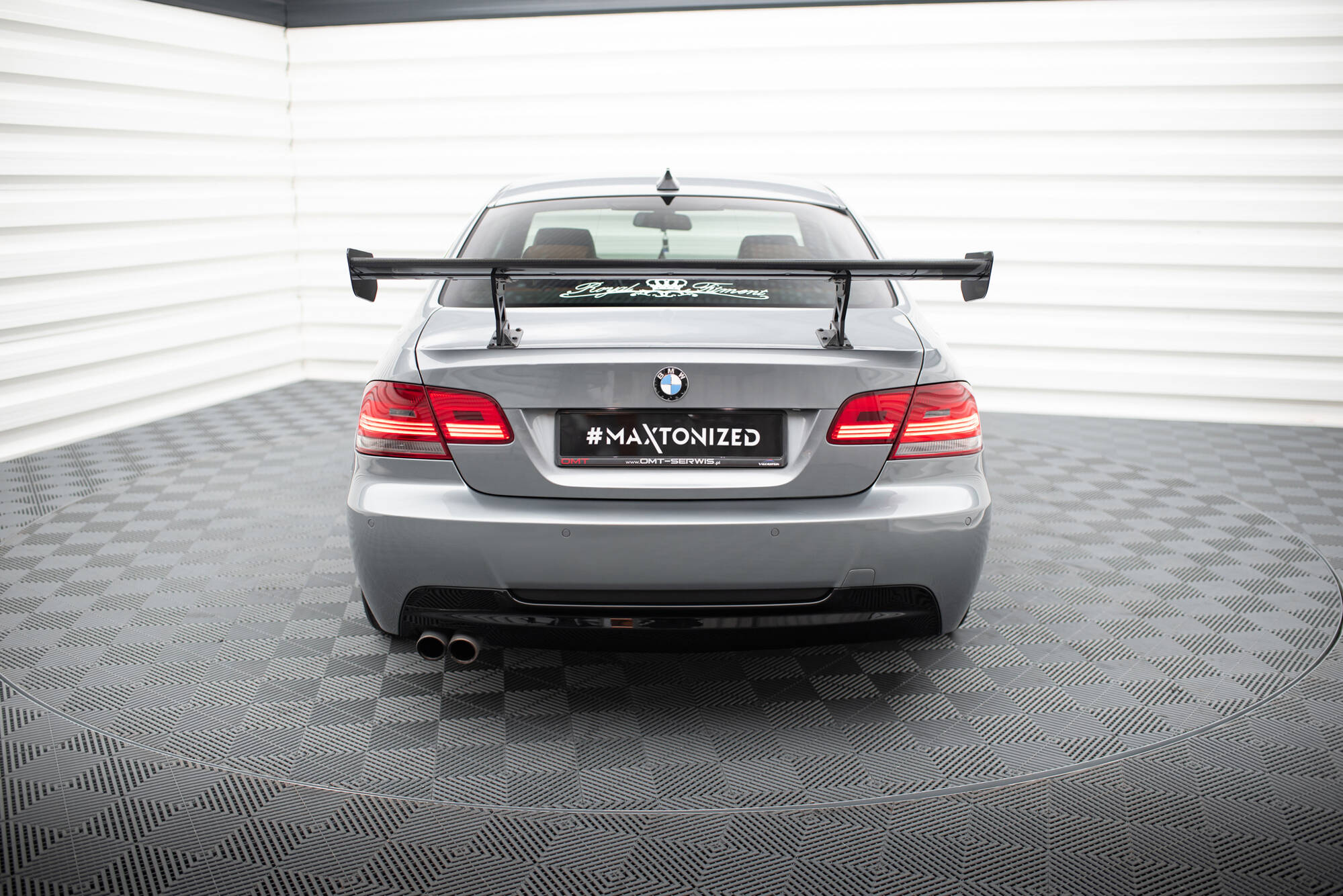 Carbon Heck Spoiler Heckflügel Standfuß Innen passend für BMW 3er / M3 Coupe E92