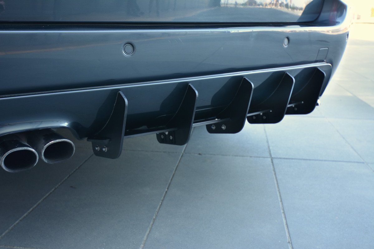 Diffusor Heck Ansatz für Heckschürze für BMW 5er E61 TOURING WAGON M Paket