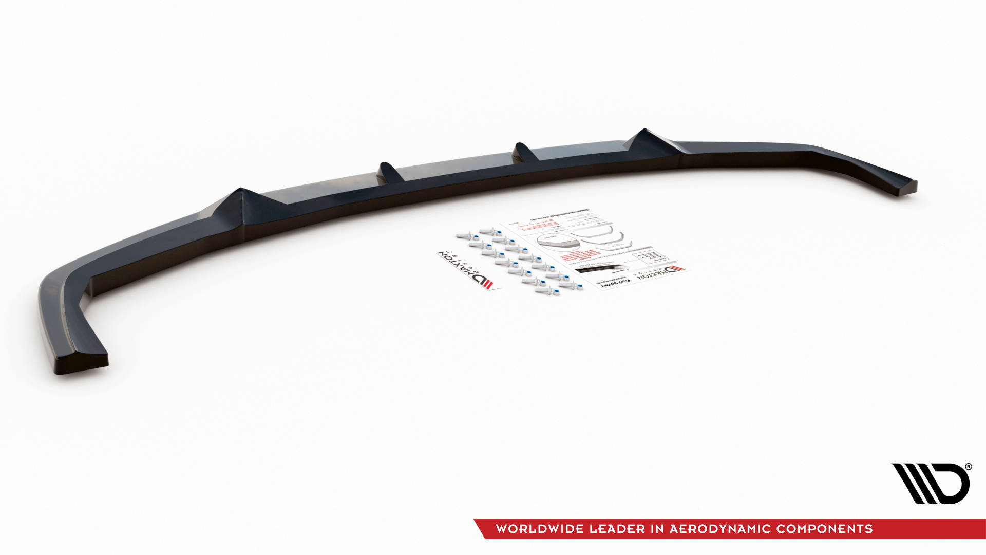 Street+ Spoilerlippe Front Ansatz V.1 passend für BMW X5M F95 schwarz Hochglanz