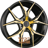 KESKIN KT19N Black Front Gold Einteilig 19 Zoll