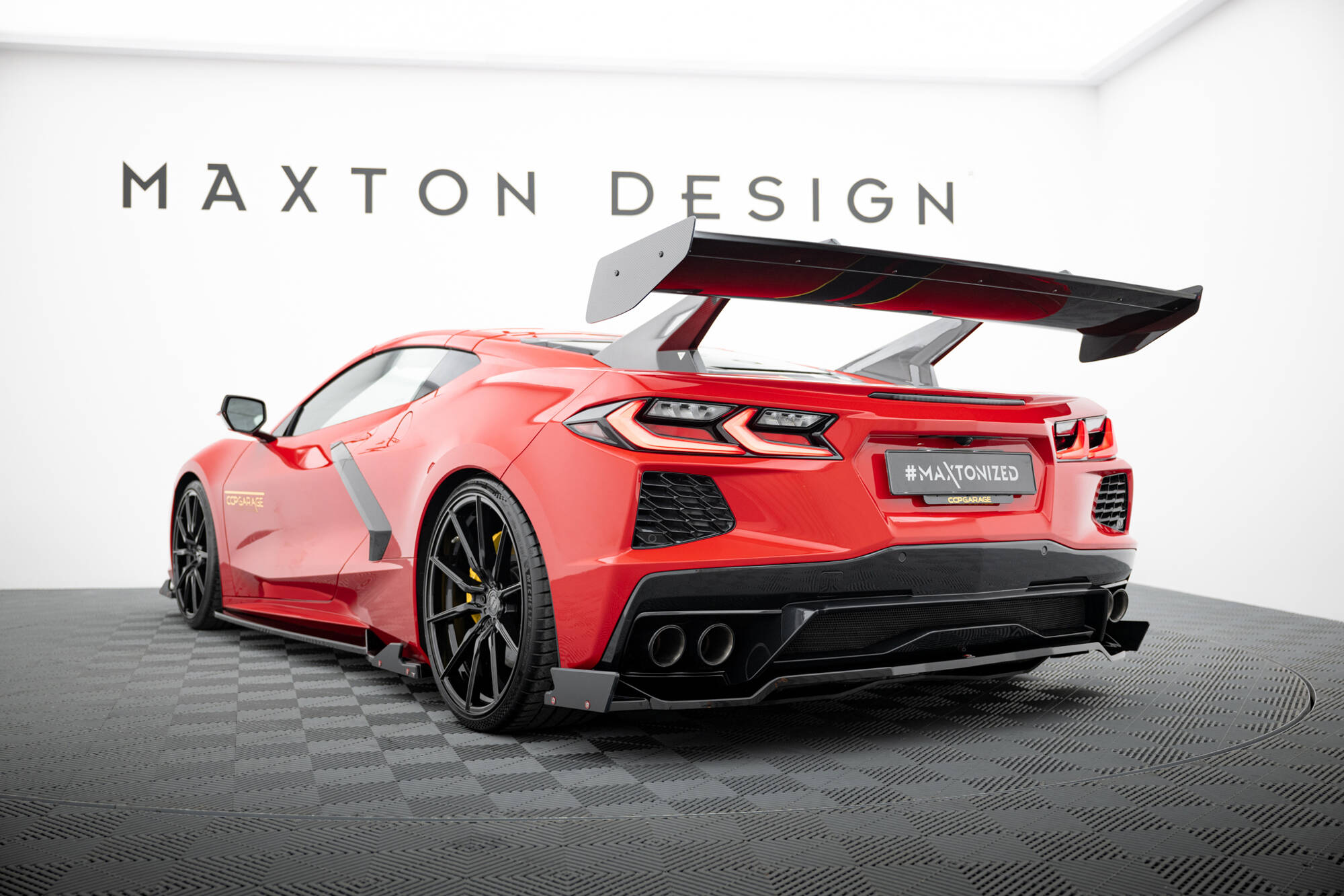 Carbon Heck Spoiler Heckflügel passend für Chevrolet Corvette C8