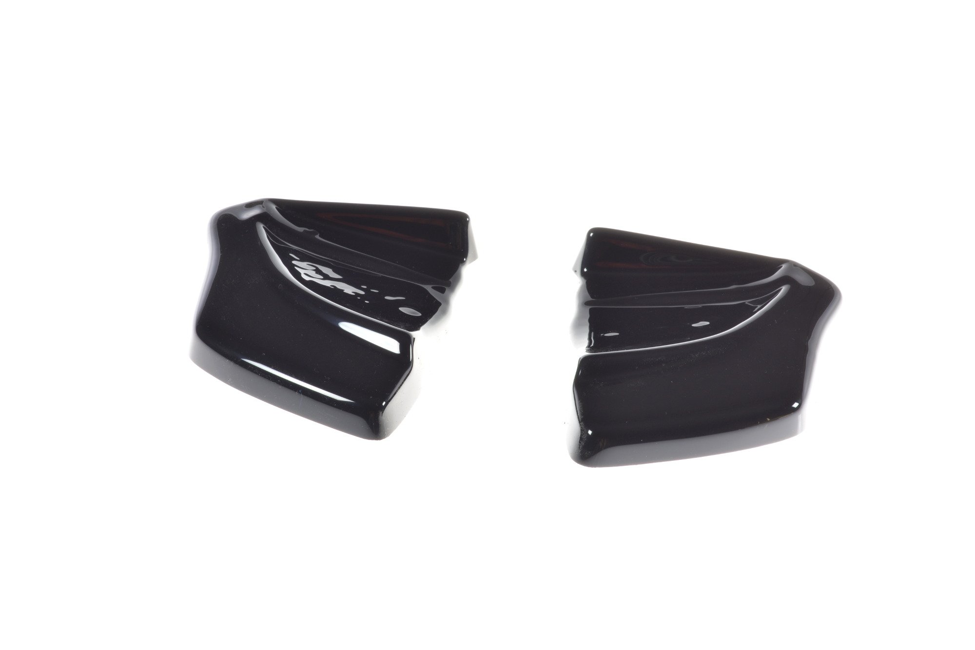 Diffusor Flaps passend für ABARTH 500 Mk1 schwarz Hochglanz