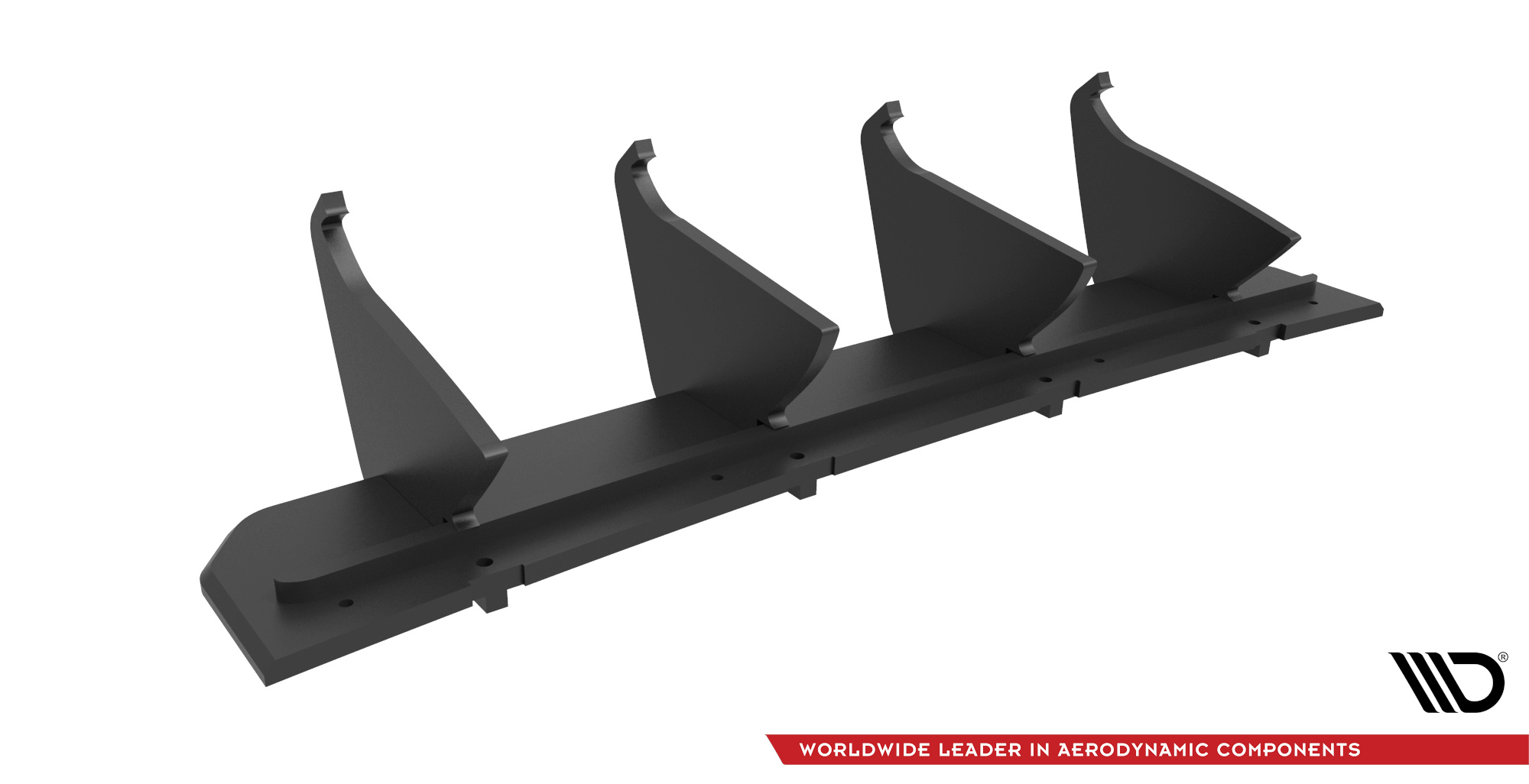 Heckansatz Diffusor passend für CUPRA Leon ST Mk1 FL roter Kern