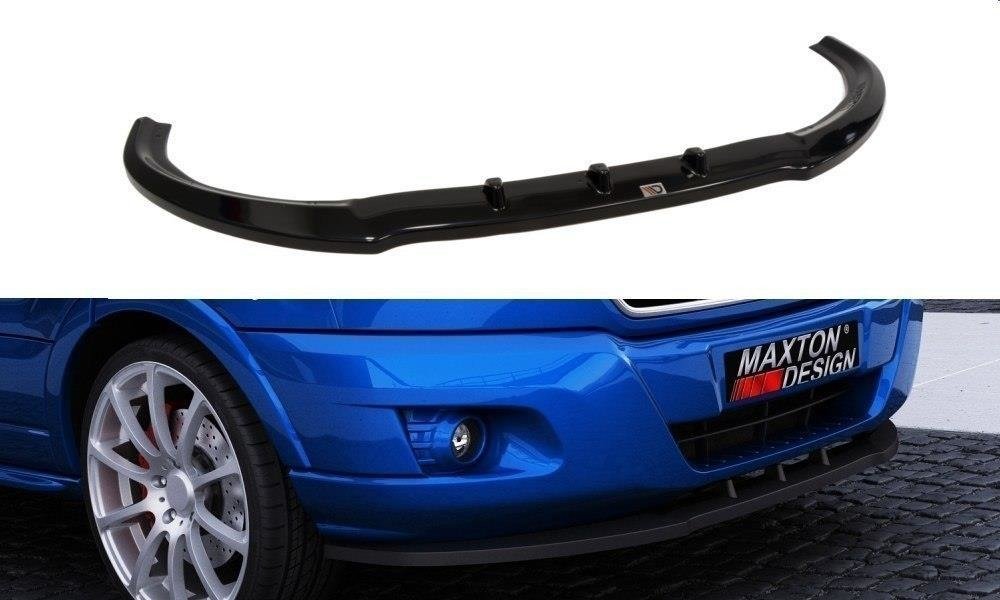 Street+ Spoilerlippe Front Ansatz passend für Ford Transit MK8 schwarz Hochglanz