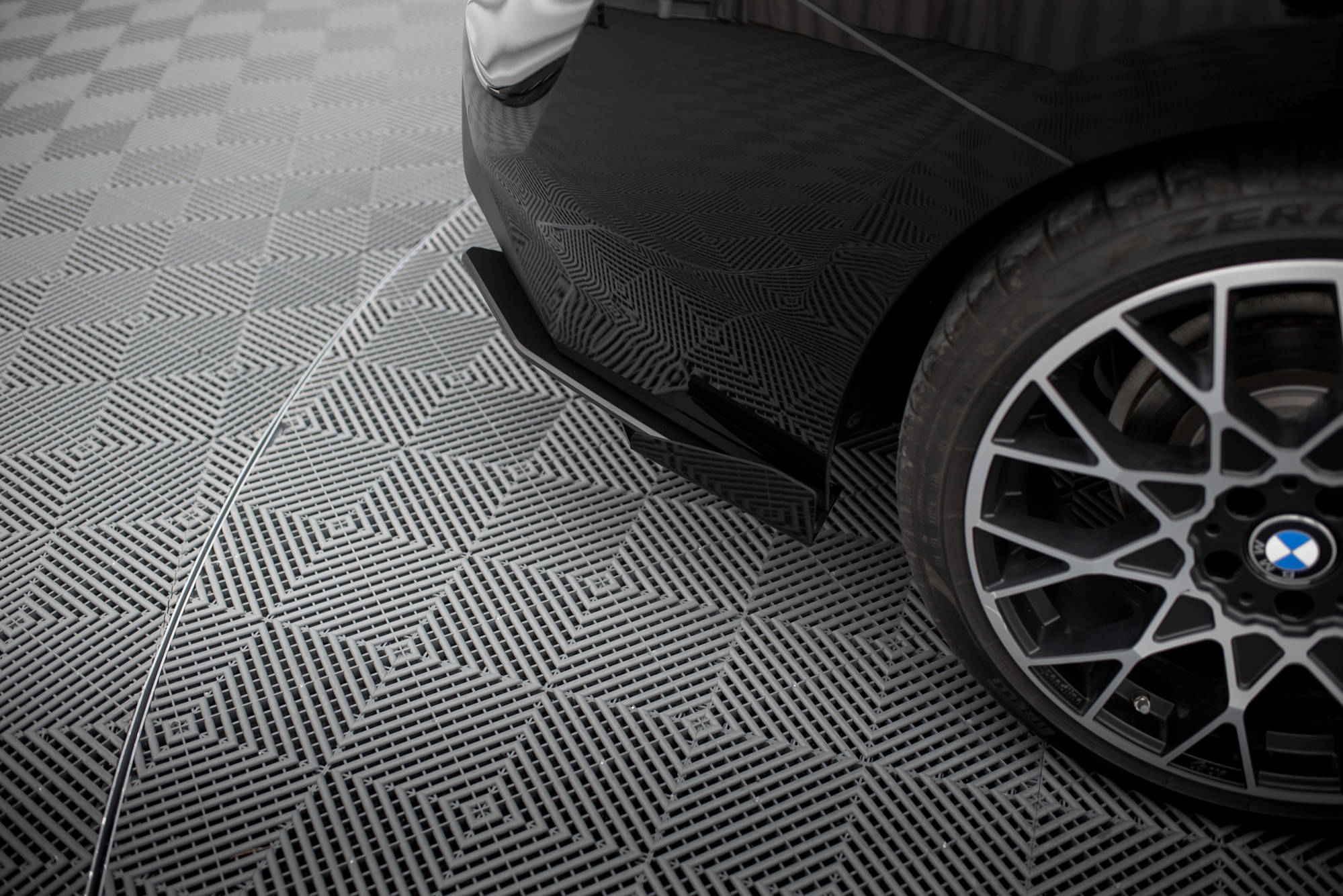 Street Pro Heck Ansatz Flaps passend für BMW 2 Coupe G42 schwarz Hochglanz