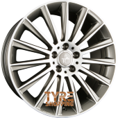 KESKIN KT18 TURBO Palladium Front Polish (PFP) Einteilig 20 Zoll