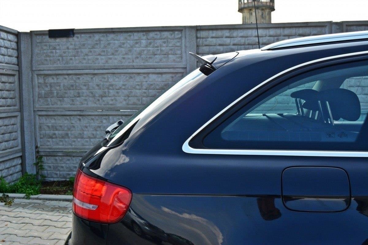 Spoiler CAP für Audi A4 B8 / B8 FL Avant schwarz Hochglanz