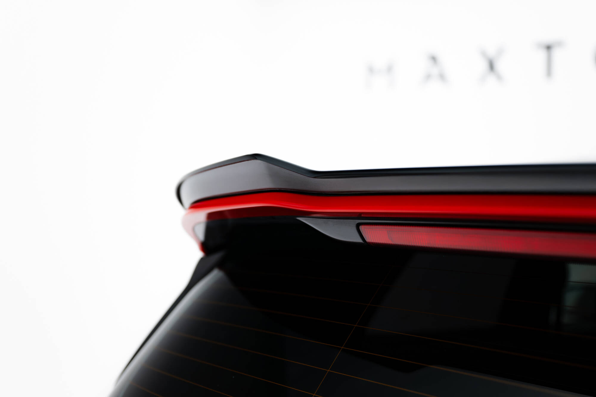 Spoiler CAP V.2 für Ford Fiesta Mk8 ST / ST-Line schwarz Hochglanz