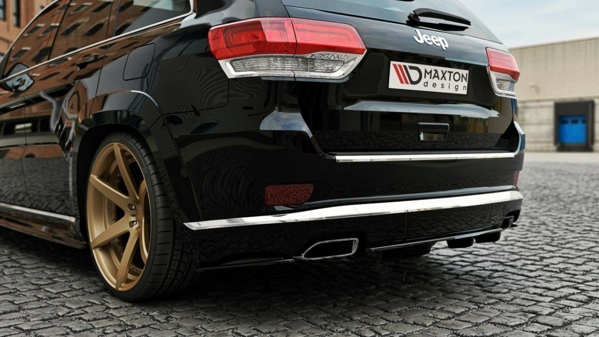 Heckansatz Jeep Grand Cherokee WK2 Summit Facelift DTM LOOK schwarz Hochglanz