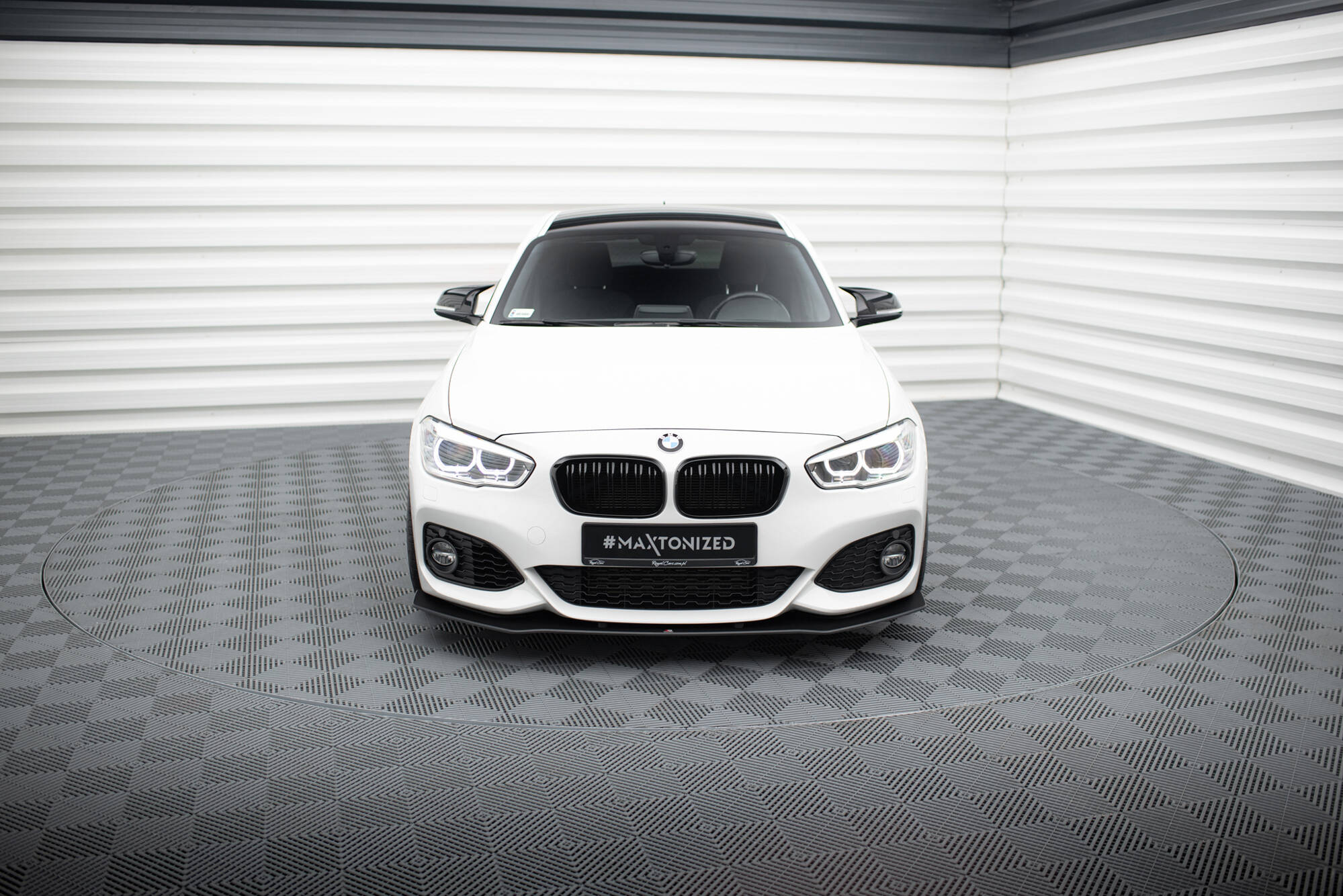 Street Pro Spoilerlippe Front Ansatz V.3 passend für BMW 1er F20 M-Paket FL / M140i