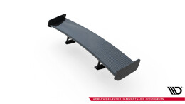 Carbon Heck Spoiler Heckflügel Standfuß Innen + LED passend für Audi A3 / A3 S-Line / S3 / RS3 Limousine 8V / 8V FL
