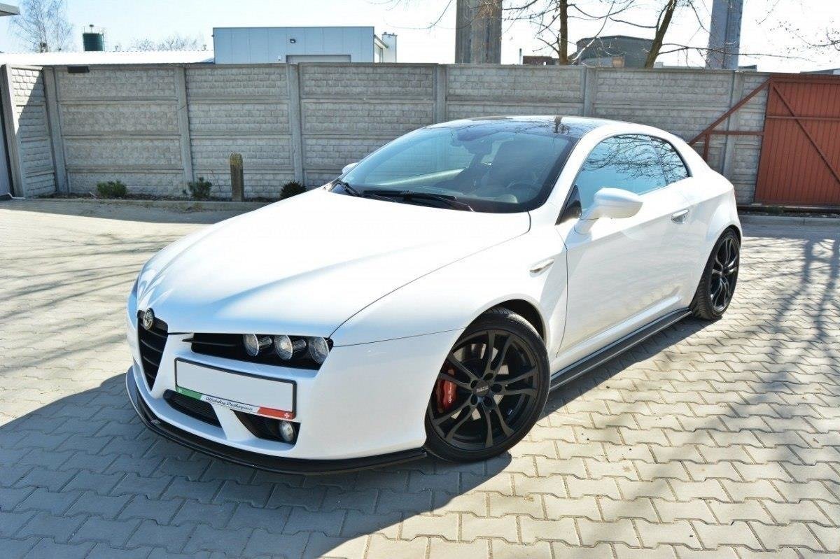 Street+ Spoilerlippe Front Ansatz passend für Alfa Romeo Brera schwarz Hochglanz