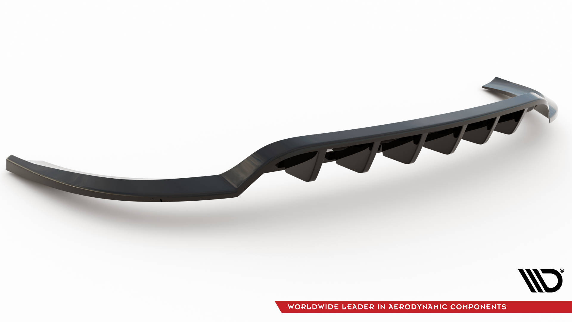 Street+ Mittlerer Diffusor RACE Heck Ansatz passend für Hyundai ix35 Mk1 schwarz Hochglanz