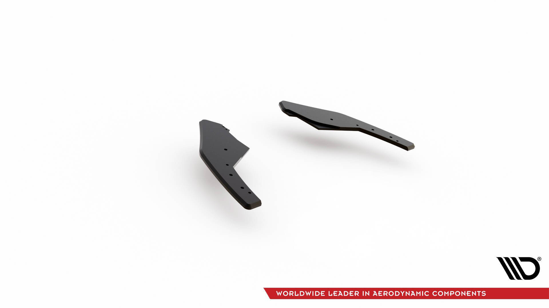 Street Pro Heck Ansatz Flaps passend für VW Golf 8 GTI rot