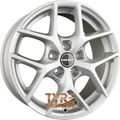 BORBET Y Crystal Silver Einteilig 17 Zoll