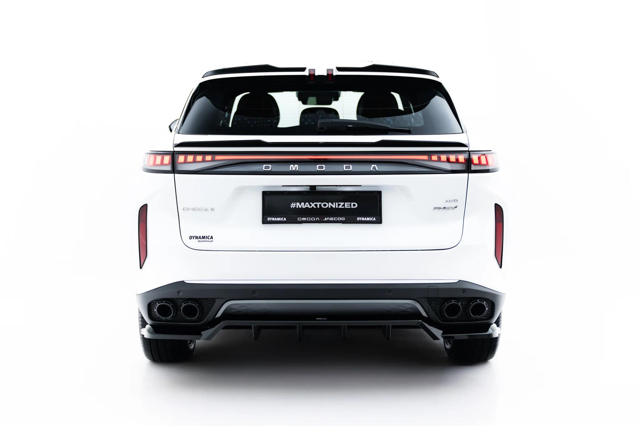 Heckspoiler Lippe unten passend für Omoda 9 Mk1 schwarz Hochglanz