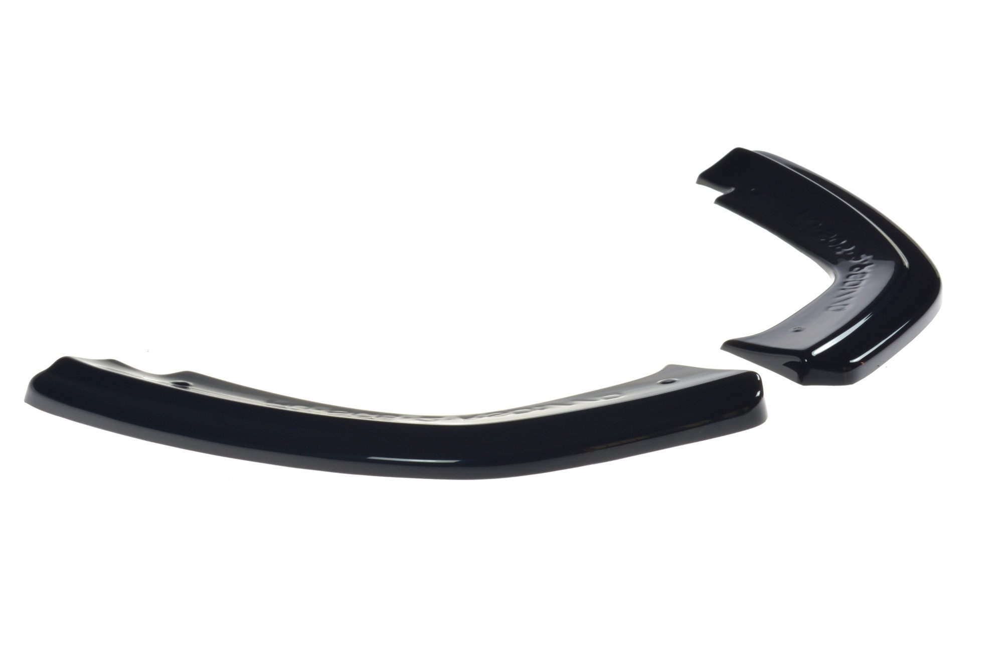 Heck Ansatz Flaps Diffusor für Audi SQ5/Q5 S-line Mk2 schwarz Hochglanz