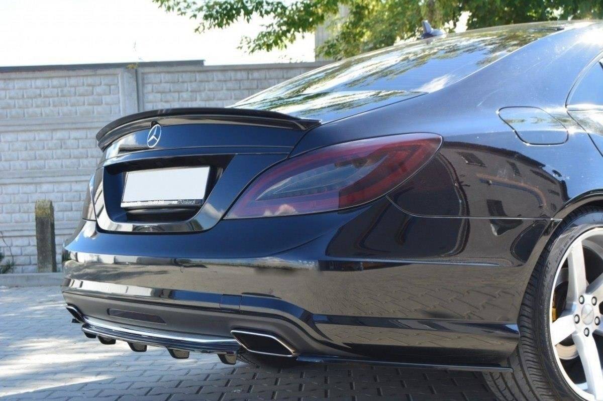 Spoiler CAP für Mercedes-Benz CLS AMG Line / 63 AMG C218 schwarz Hochglanz