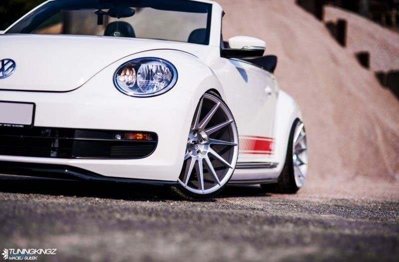 Street+ Spoilerlippe Front Ansatz V.1 passend für VW Beetle schwarz Hochglanz