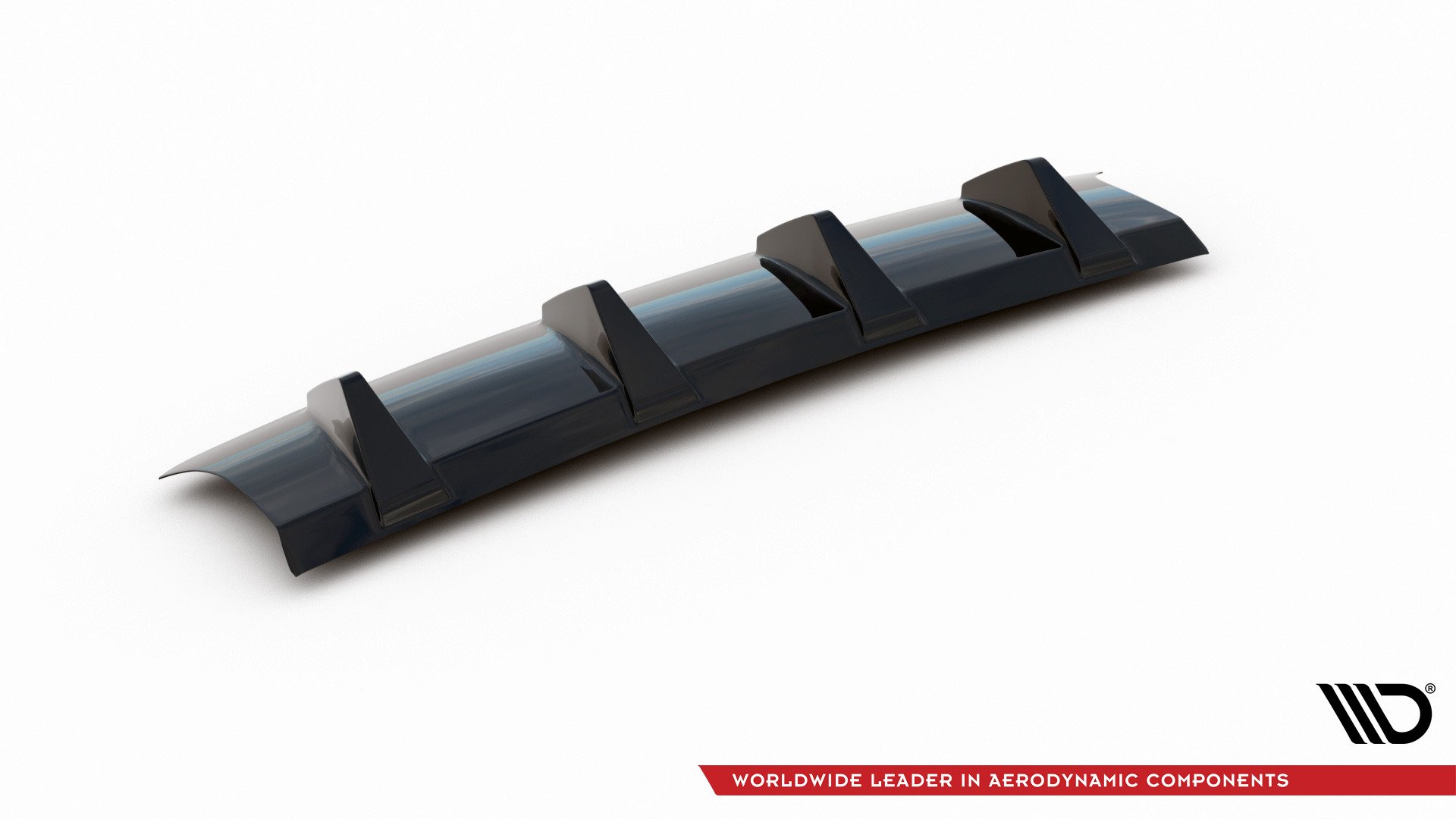 Diffusor Heck Ansatz für Audi S3 Hatchback 8V Facelift schwarz Hochglanz