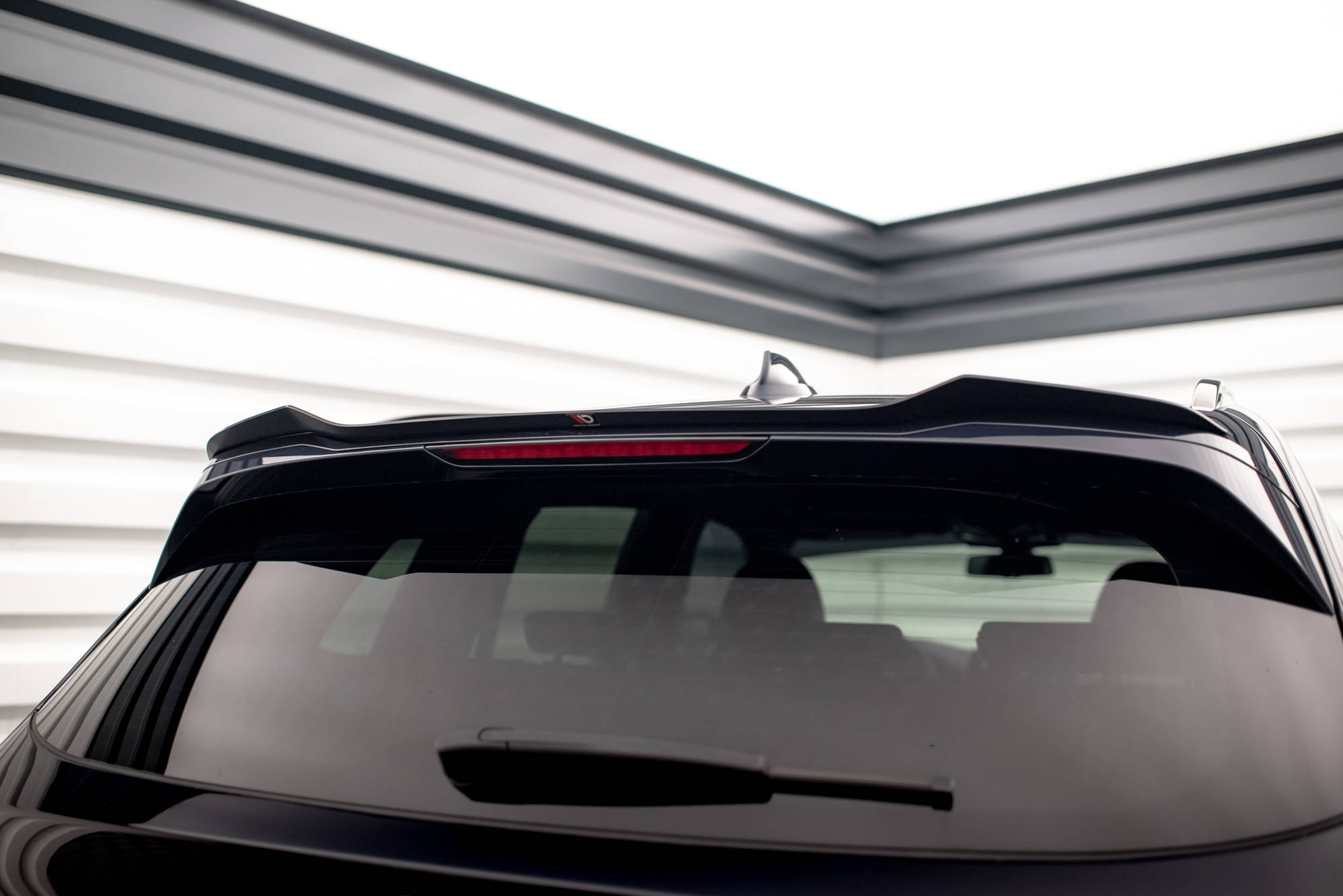 Spoiler CAP für BMW X3 M40d / M40i / M-Paket G01 / iX3 G08 Facelift schwarz Hochglanz