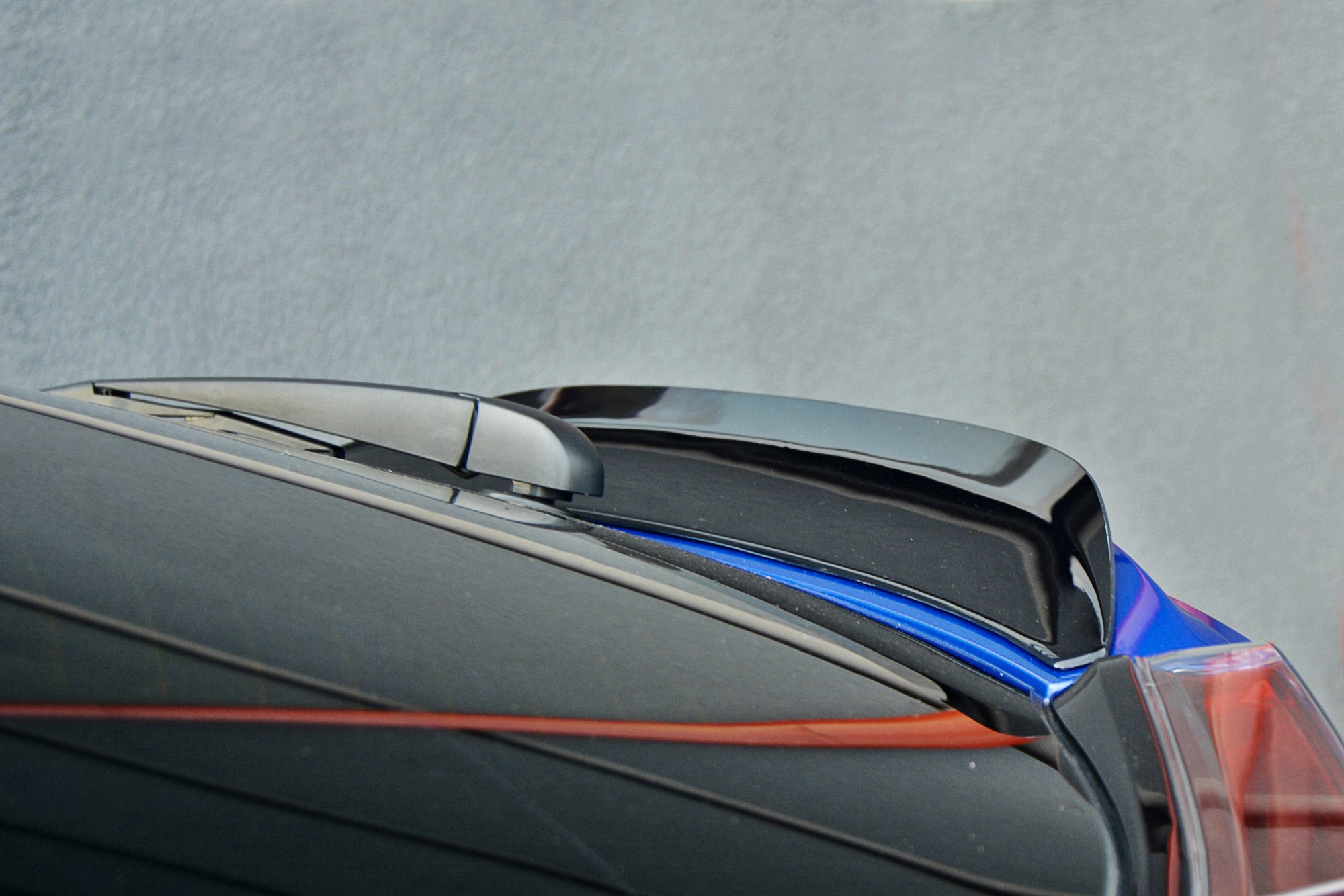 Spoiler CAP für TOYOTA C-HR schwarz Hochglanz