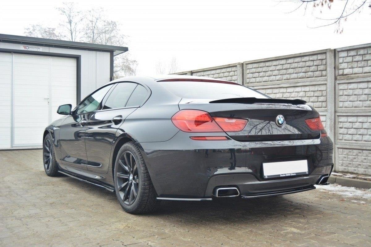 Heckansatz BMW 6er Gran Coupé M Paket schwarz Hochglanz