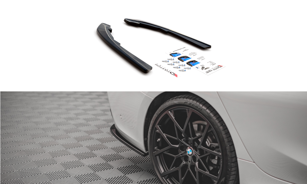 Street+ Heck Ansatz Flaps passend für BMW 3er G20 / G21 schwarz Hochglanz