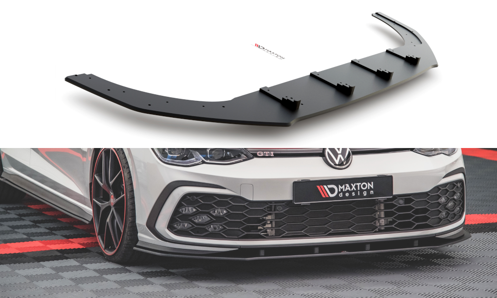 Street Pro Spoilerlippe Front Ansatz passend für VW Golf GTI / GTE / GTD / R-Line Mk8
