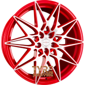 AXXION by Wheelworld AX9 COMPETITION Kirschrot Hochglanzpoliert (CRP+) Einteilig 21 Zoll