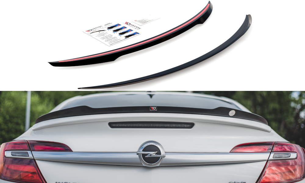Heck Spoiler Aufsatz Abrisskante passend für Opel Insignia Mk. 1 OPC FL schwarz Hochglanz