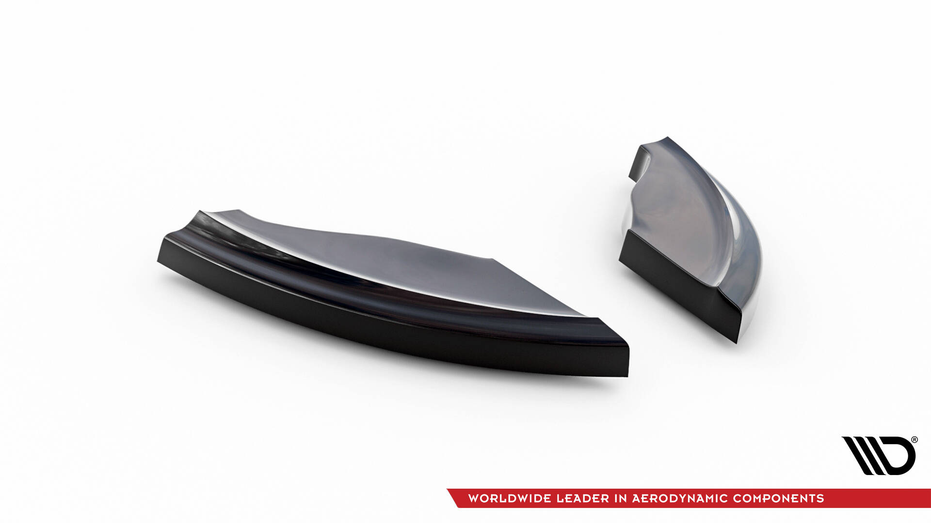 Heck Ansatz Flaps Diffusor für VW GOLF 6 GTI 35TH schwarz Hochglanz
