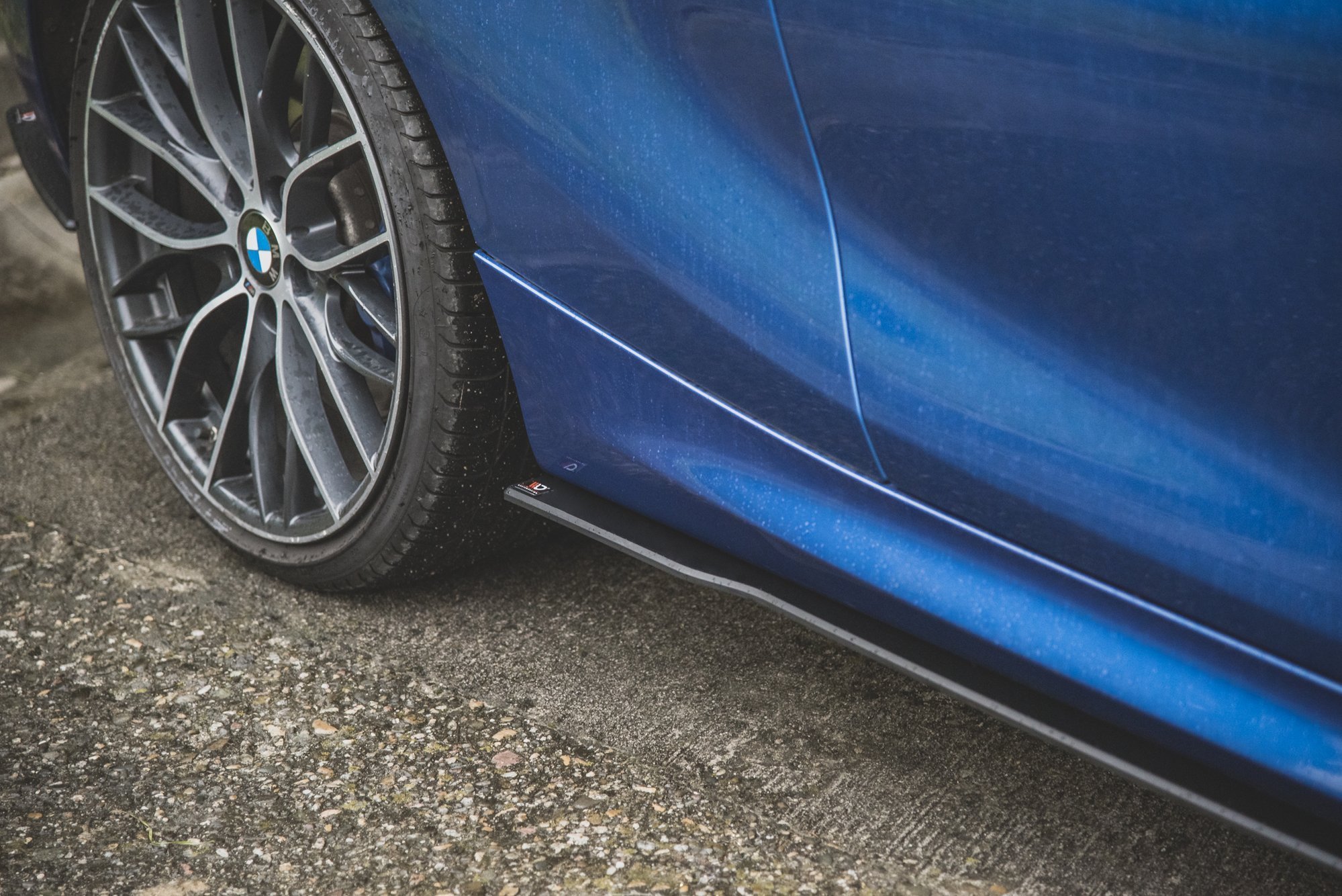 Street Pro Seitenschweller Leisten passend für BMW M135i F20 rot