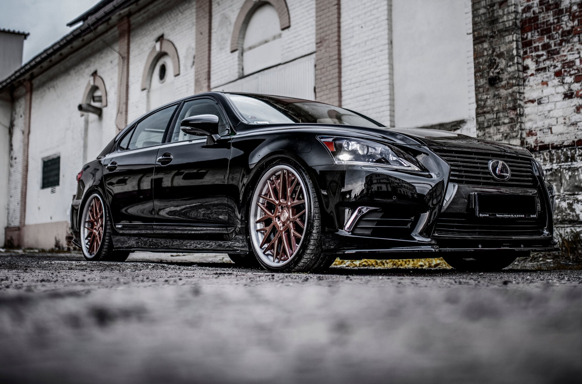 Seitenschweller Ansatz für Lexus LS Long Wheelbase Mk4 Facelift schwarz Hochglanz